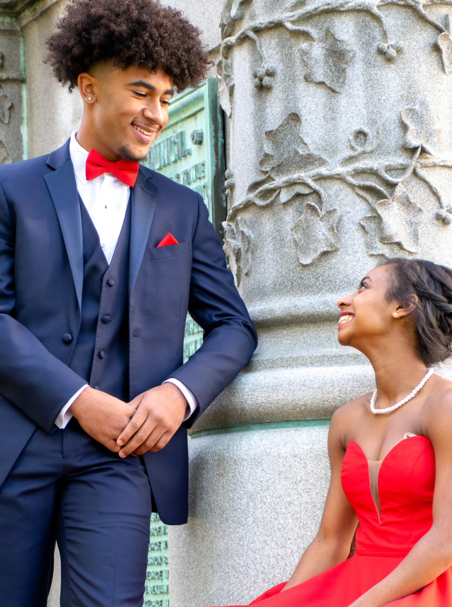 Custom Tailored Midnight Blue Tuxedo with Satin Lapel